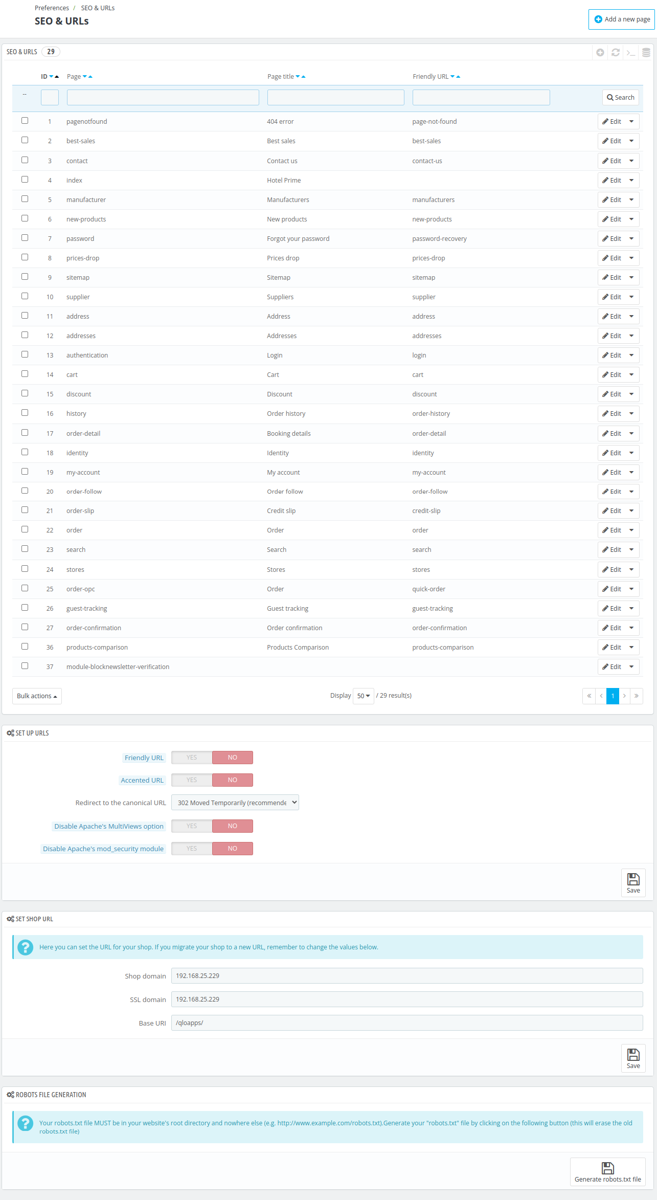 SEO and URLs!