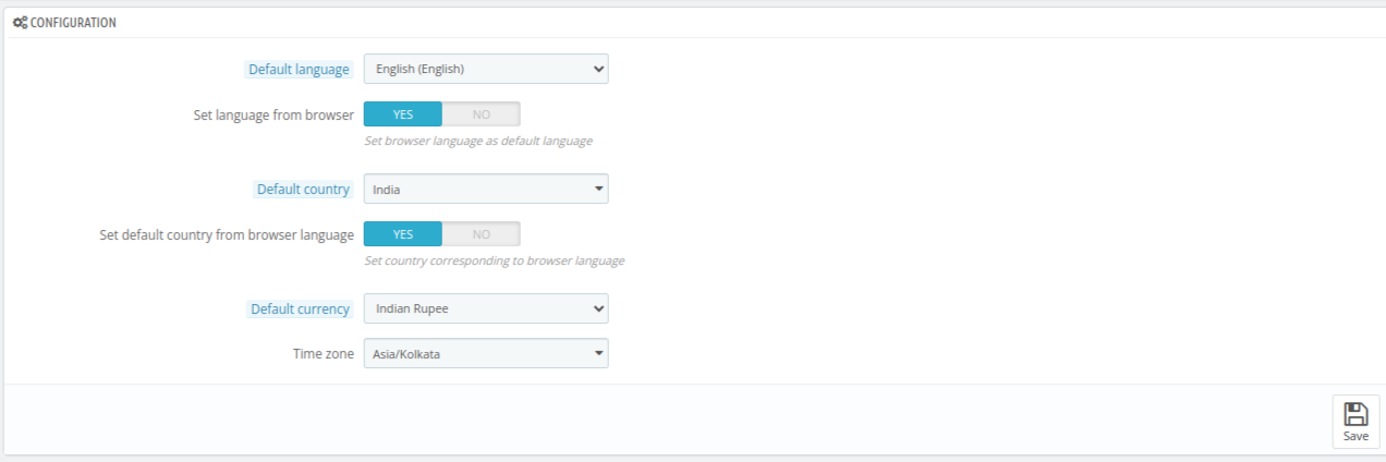 Config!