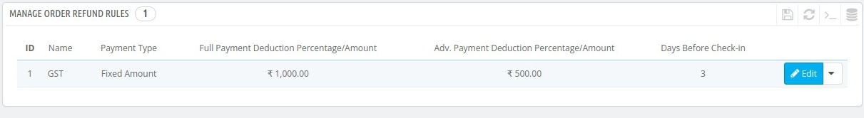 Edit refund rule!