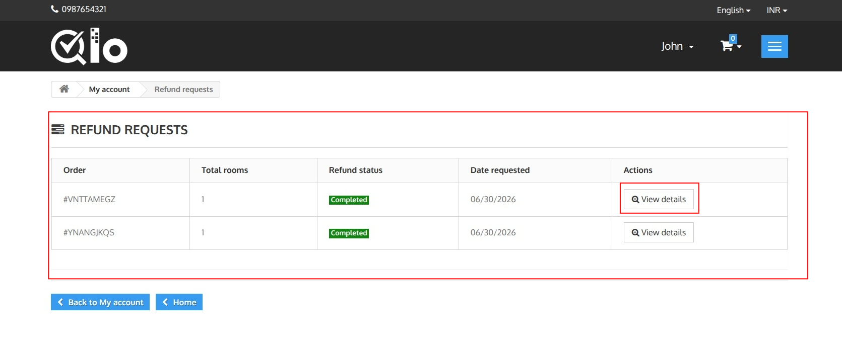 Refund Requests