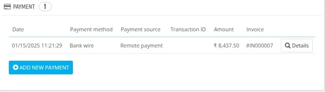 Payments