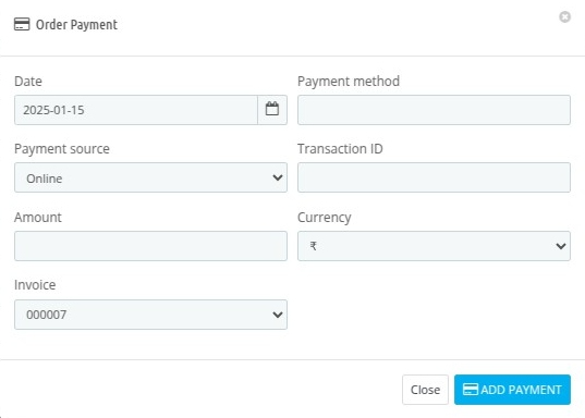 Payments